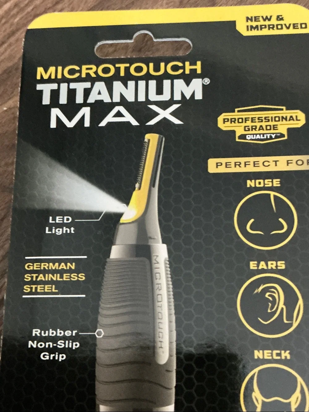 Titanium Max Men's Nose & Ear Trimmer — Silver